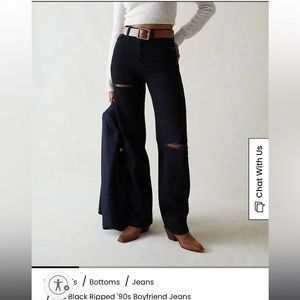 PacSun Eco Black Ripped ‘90s Boyfriend Jeans